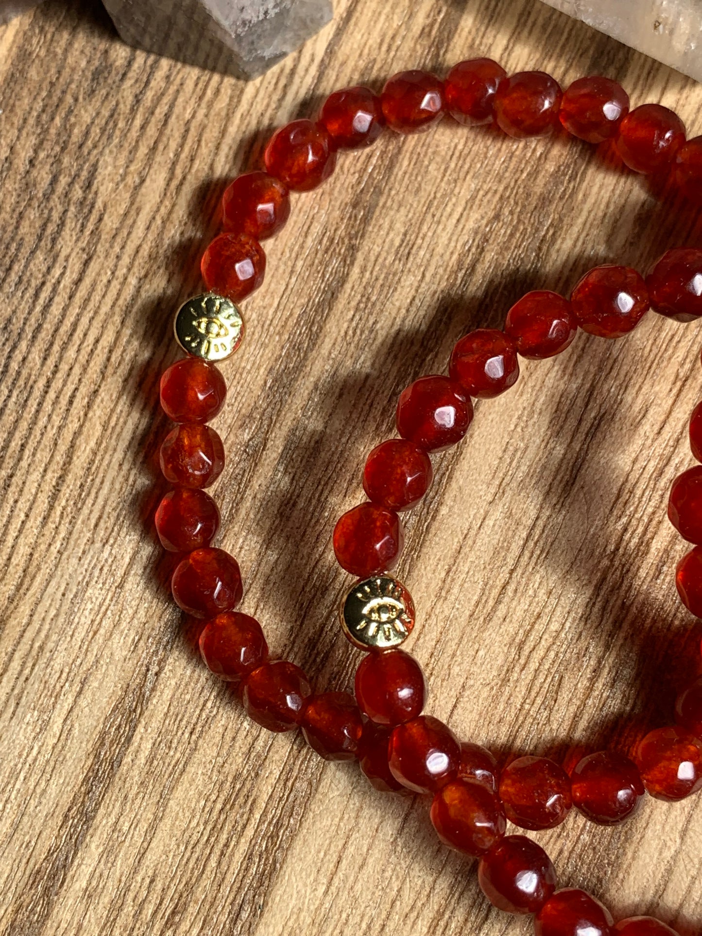Red Jade Eye Bracelet