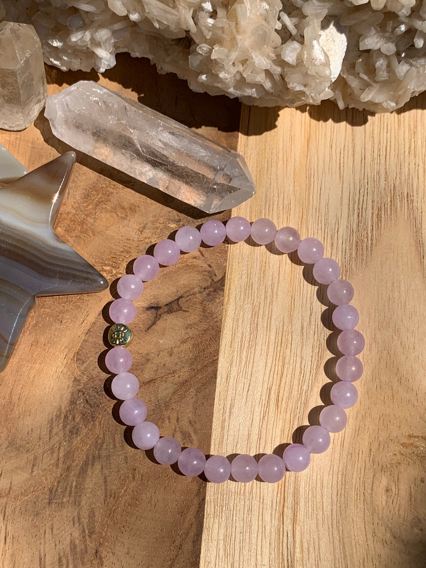 Lavender Jade Eye Bracelet