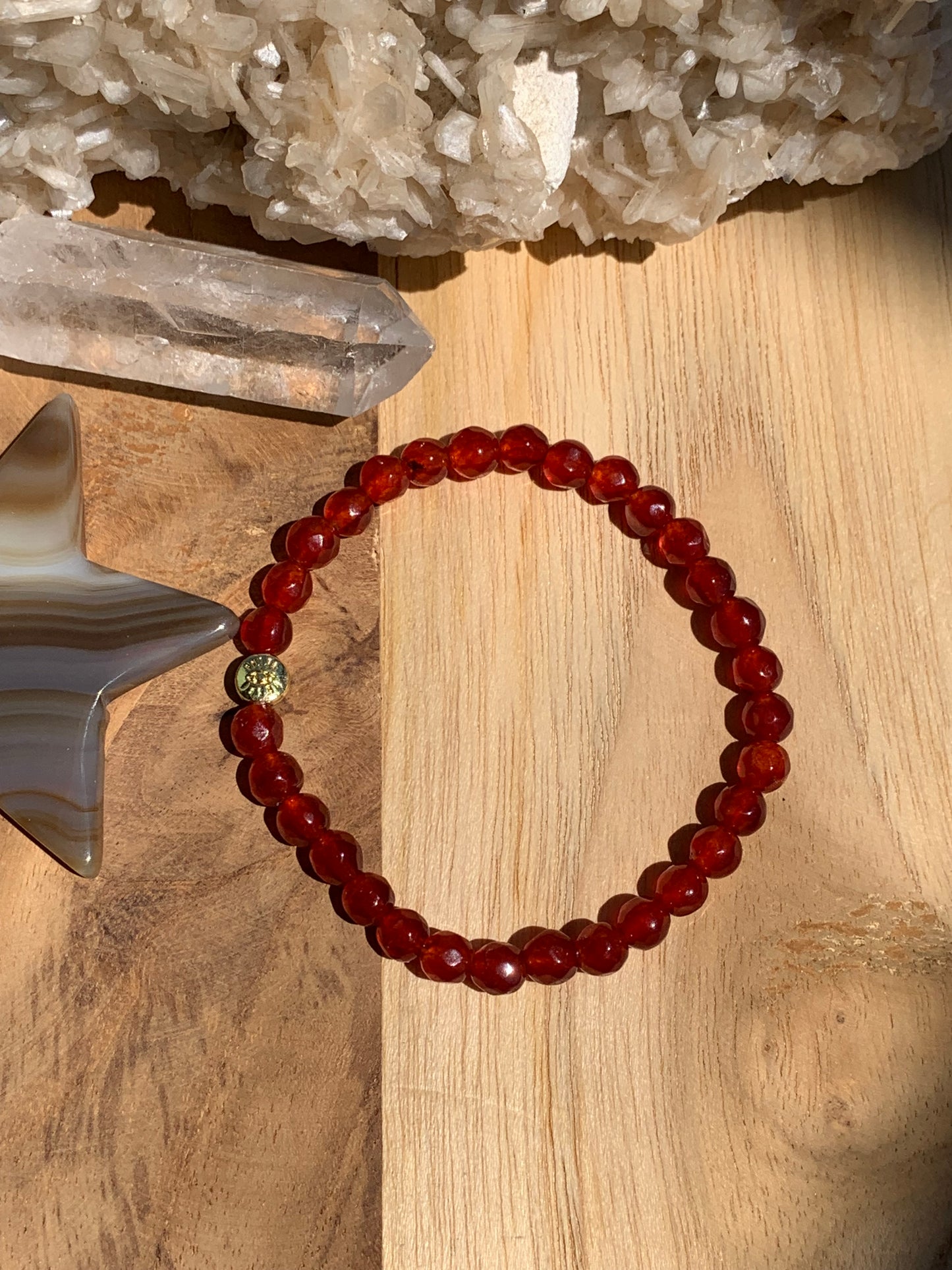 Red Jade Eye Bracelet