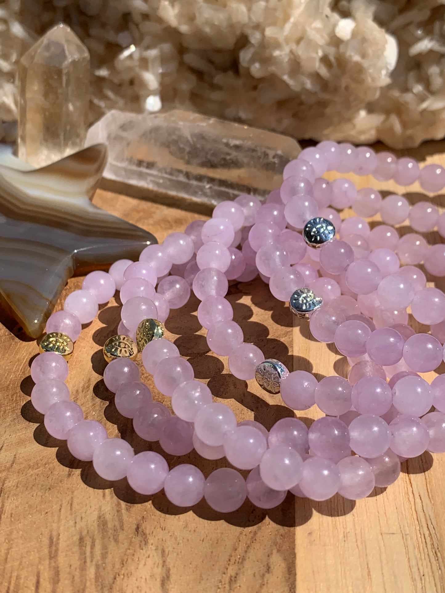Lavender Jade Eye Bracelet