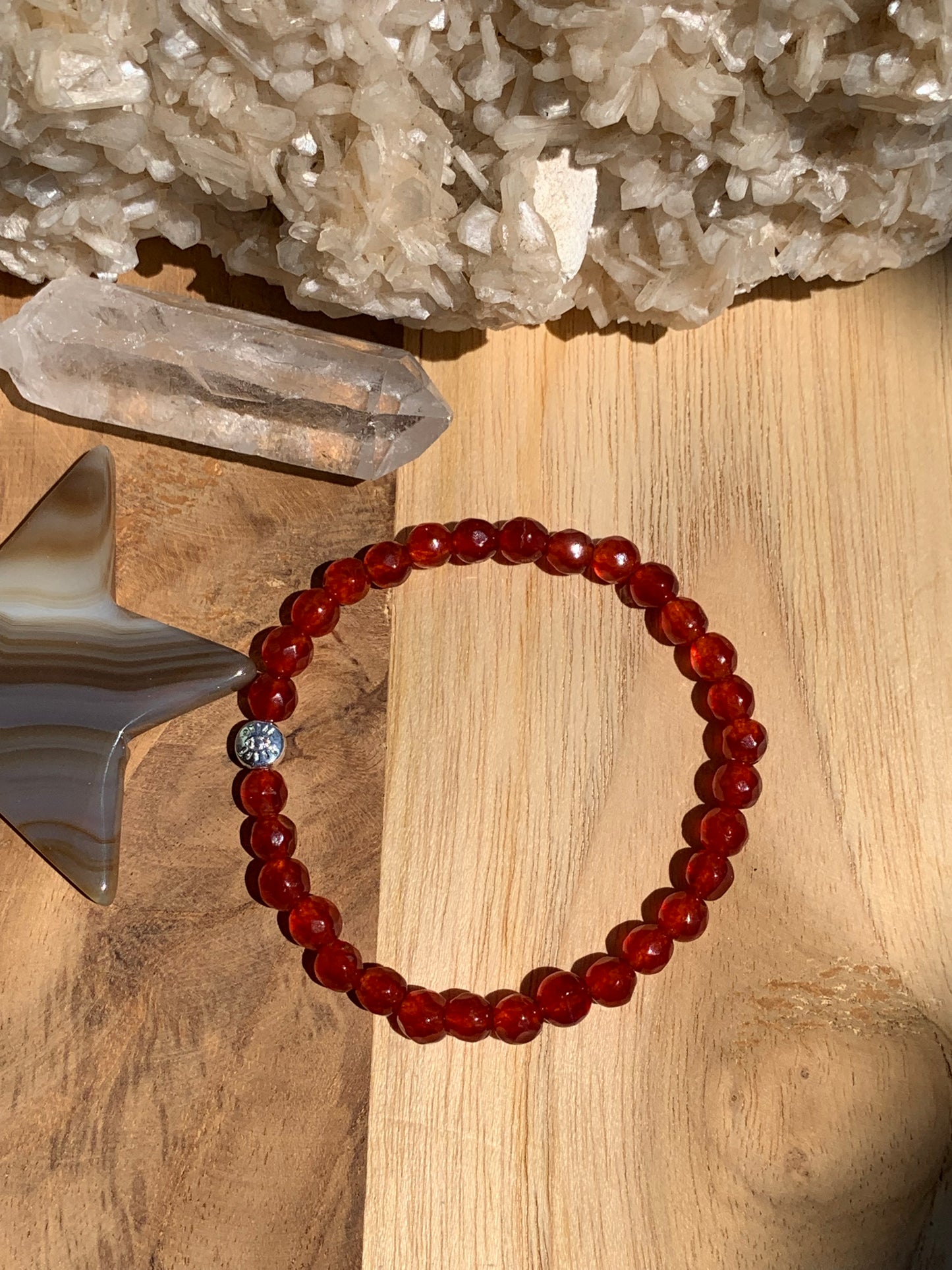 Red Jade Eye Bracelet