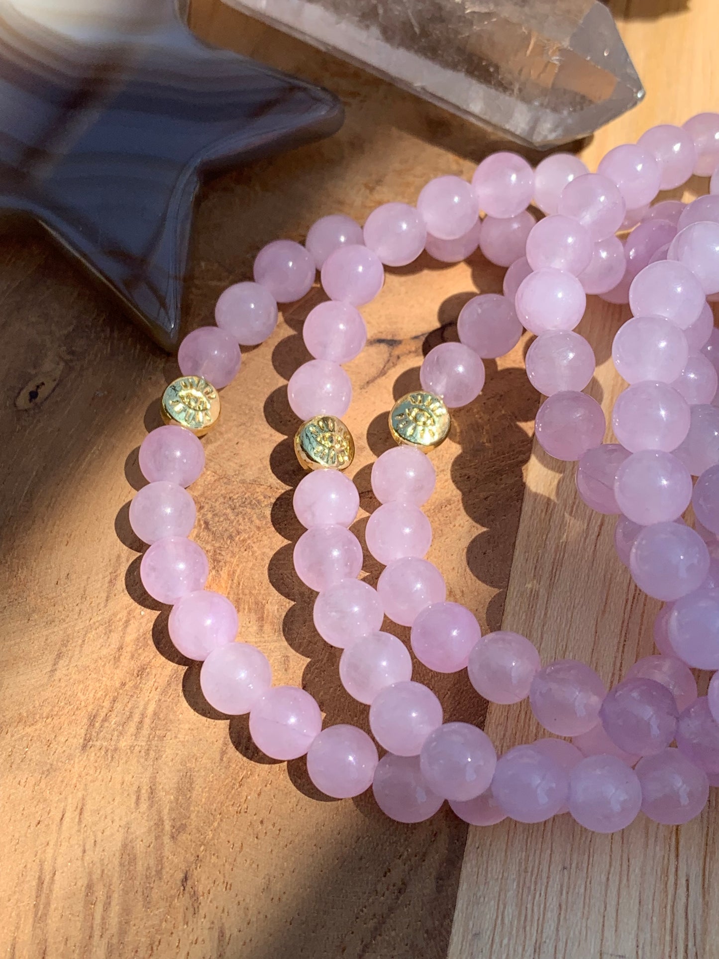 Lavender Jade Eye Bracelet