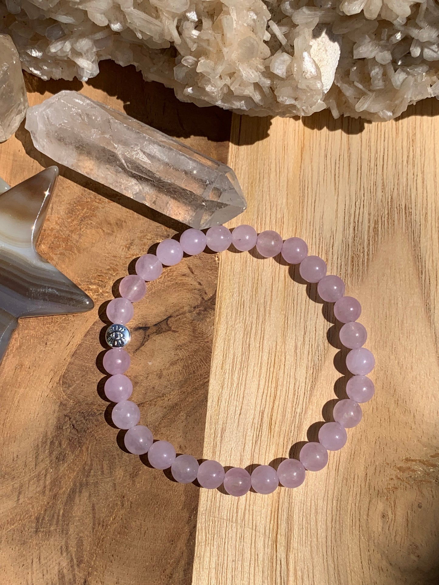 Lavender Jade Eye Bracelet
