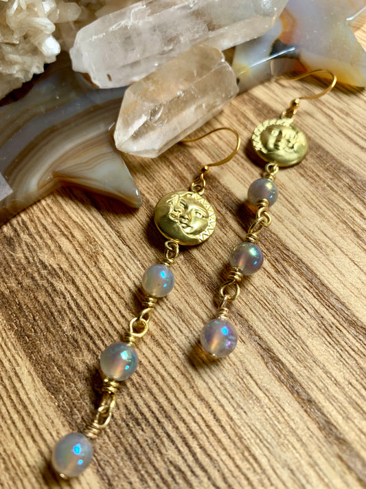 Celestial Harmony Dangle Earrings