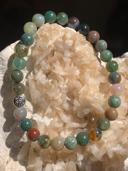 Fancy Jasper Eye Bracelet