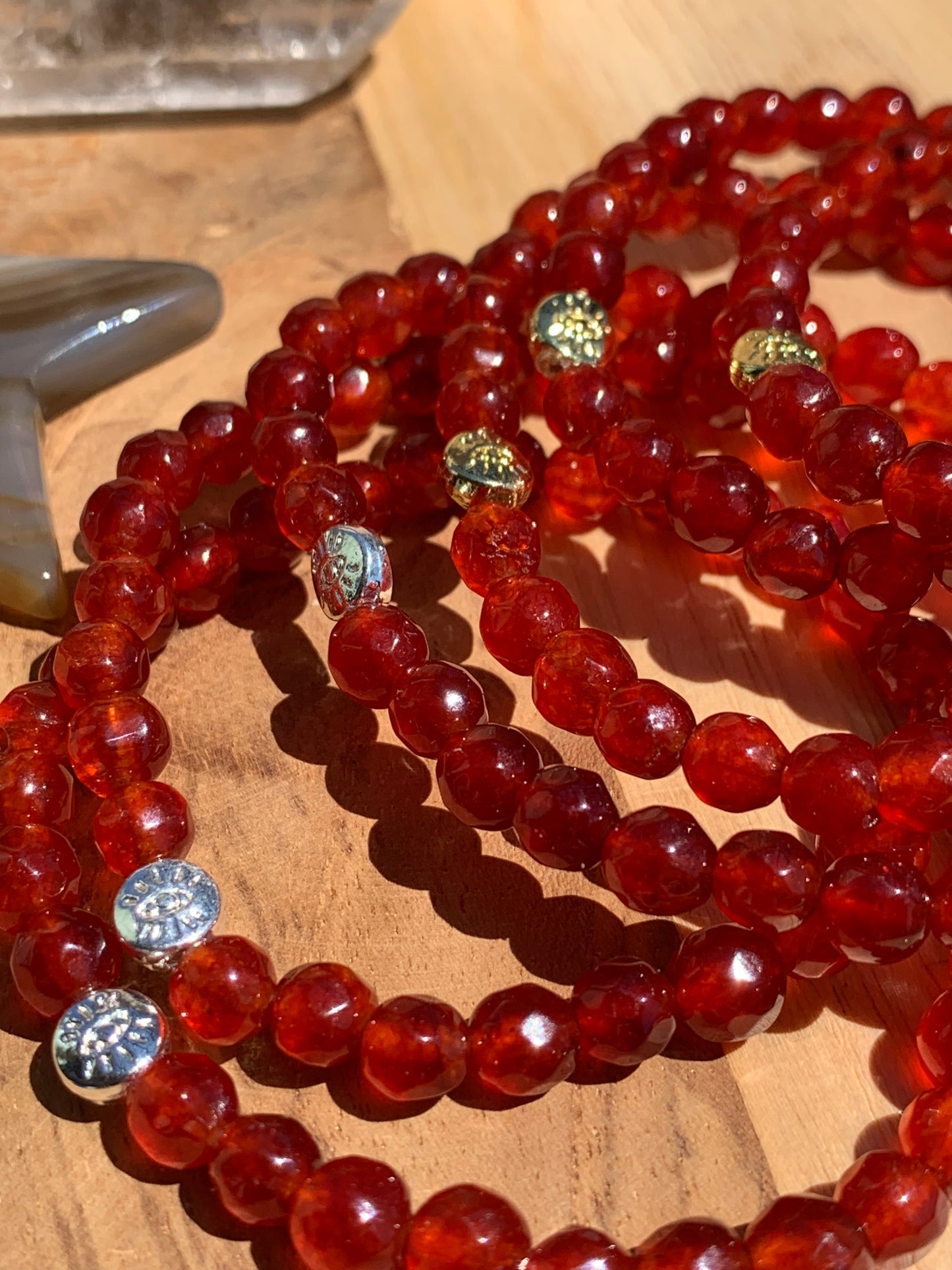Red Jade Eye Bracelet